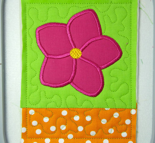How to make a mug rug in the hoop with an embroidery machine