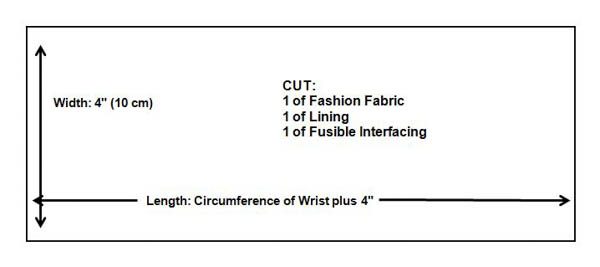 How to Create a Cuff Bracelet Pattern Size