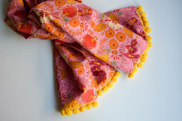 BERNINA WeAllSew PomPom Scarf Tutorial