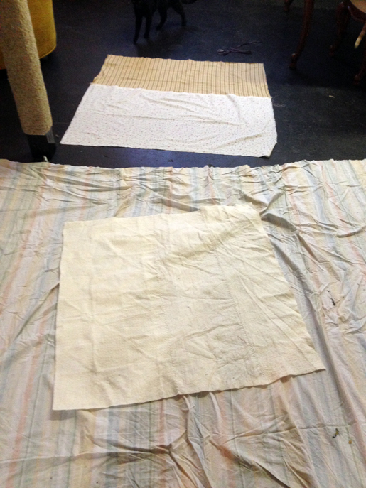 Use temporary adhesive to baste quilt backing