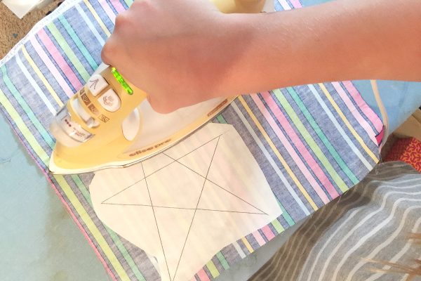 Summer Pillow Sewing Project for kids, helps to teach them basic sewing skills!