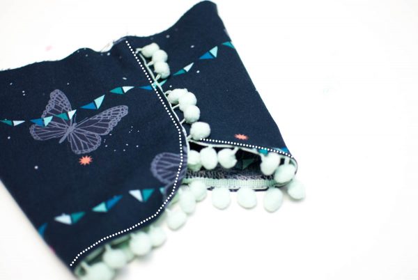 Curved Shorts Tutorial, Step 5, sewing the layers together