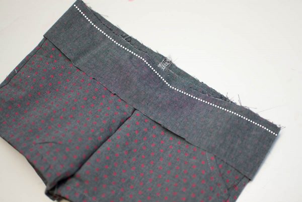 DIY Kids Shorts Series 1200 x 800 - Basic Shorts-Attach the Waistband