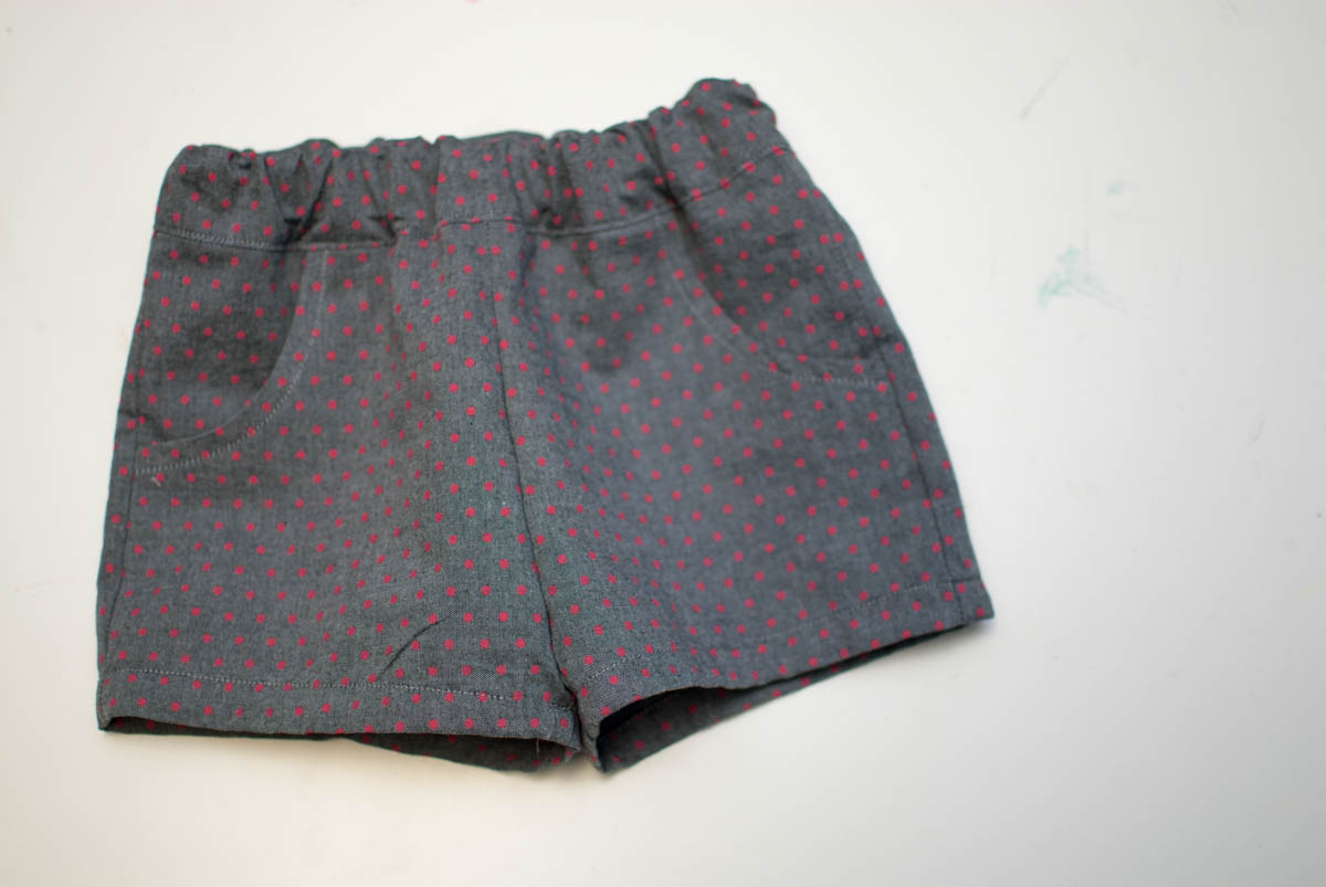 DIY Kids Shorts Series - Basic Shorts Finished