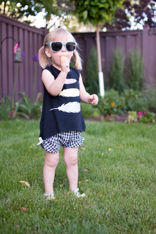 Gathered Shorts Tutorial Beauty Shot