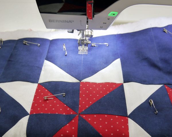 How to Sew a Patriotic Patchwork Tablerunner