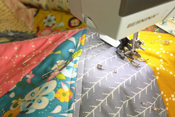 Lone Star Baby Quilt Quilt-Along Part II-quilting lines
