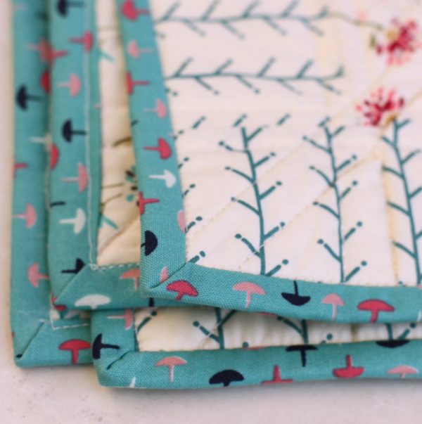 Lone Star Baby Quilt Quilt-Along Part II-Finished Binding