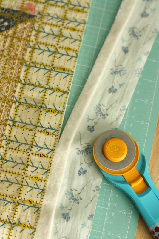 Lone Star Baby Quilt Quilt-Along Part II-Trim Layers