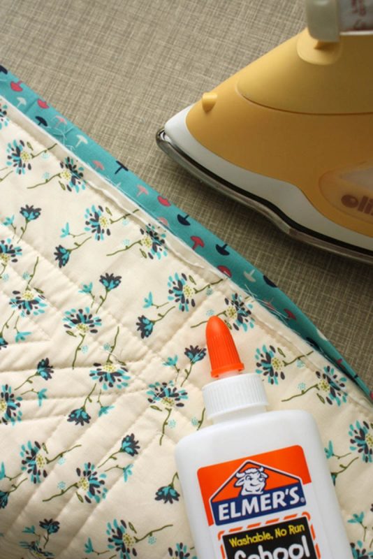 Lone Star Baby Quilt Quilt-Along Part II-Glue Basting