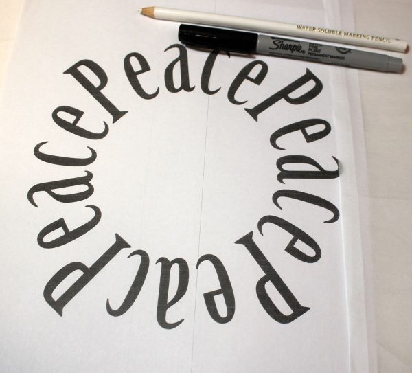 Peace Holiday Wall Hanging Tutorial