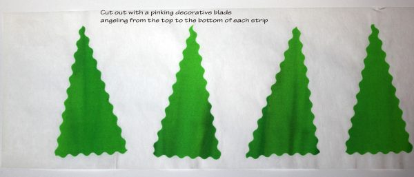 Peace Holiday Wall Hanging Tutorial trees