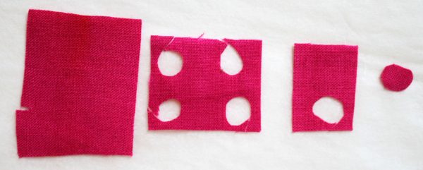 Peace Holiday Wall Hanging Tutorial cut ornaments