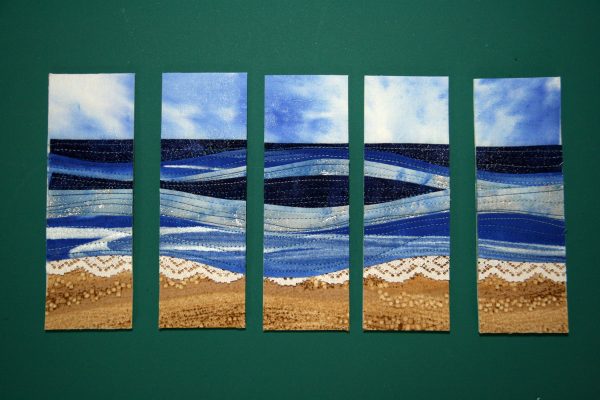 Seascape and Shells Bookmark Tutorial