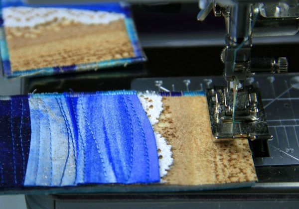 Seascape and Shells Bookmark Tutorial