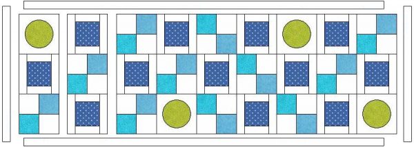 How to sew a summer breeze table runner