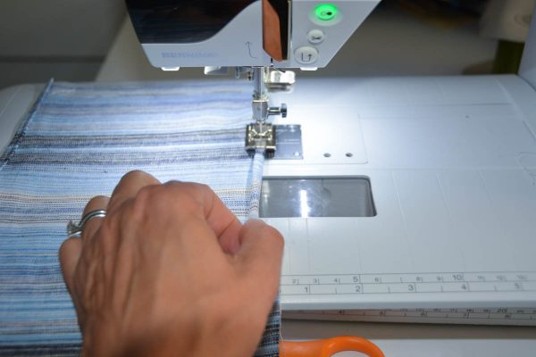 Midi Skirt Tutorial - Finish the sides of the pockets