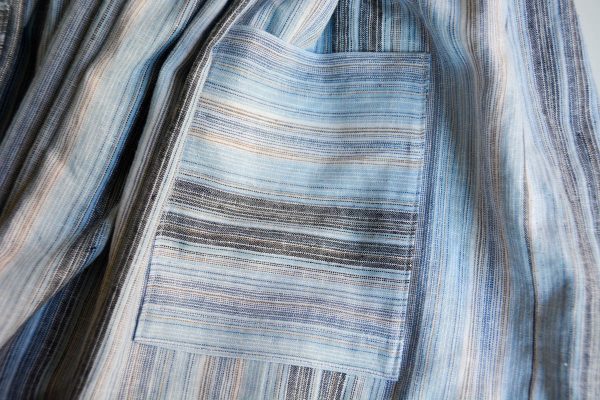 Midi Skirt Tutorial - Stitch along the sides and bottom of the pockets