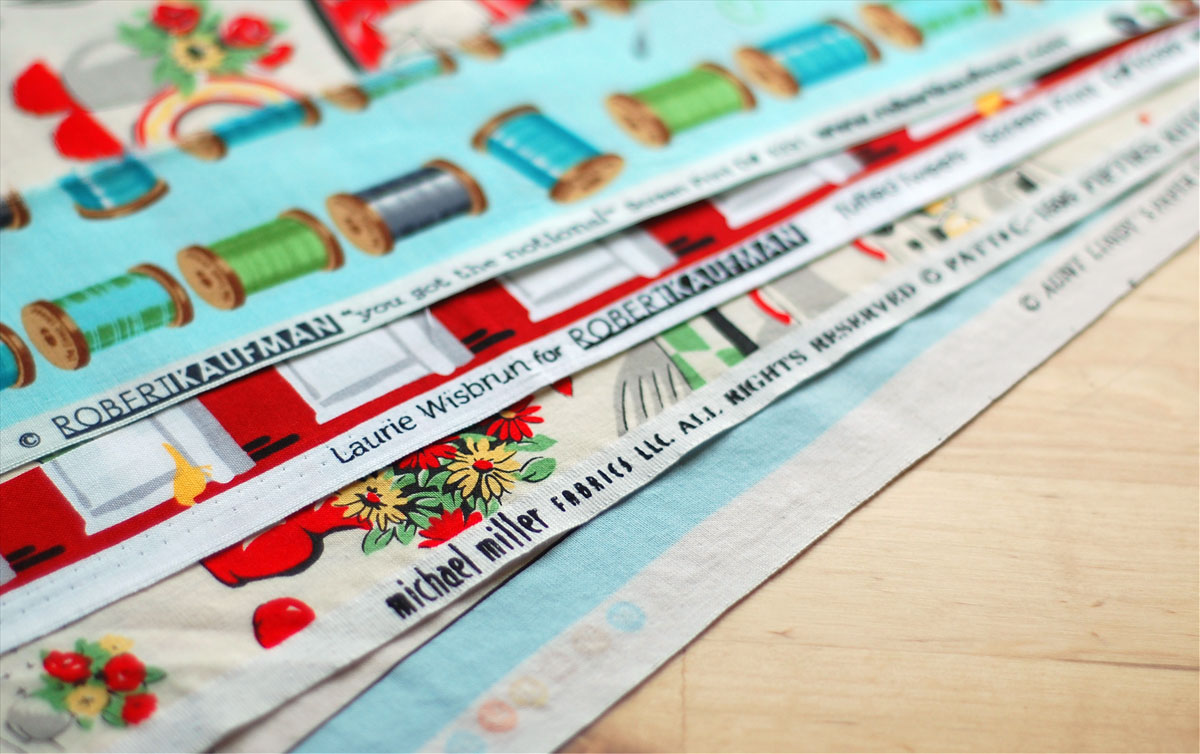 Fabric Selvage Edge tips, tricks, and project tutorials