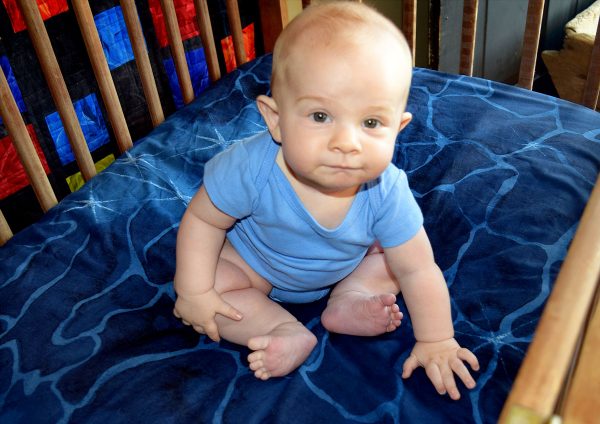 How to sew a simple crib sheet in less than one hour