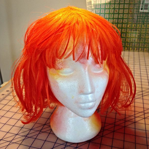 DIY Leeloo Dallas’ Multipass Costume - The Wig