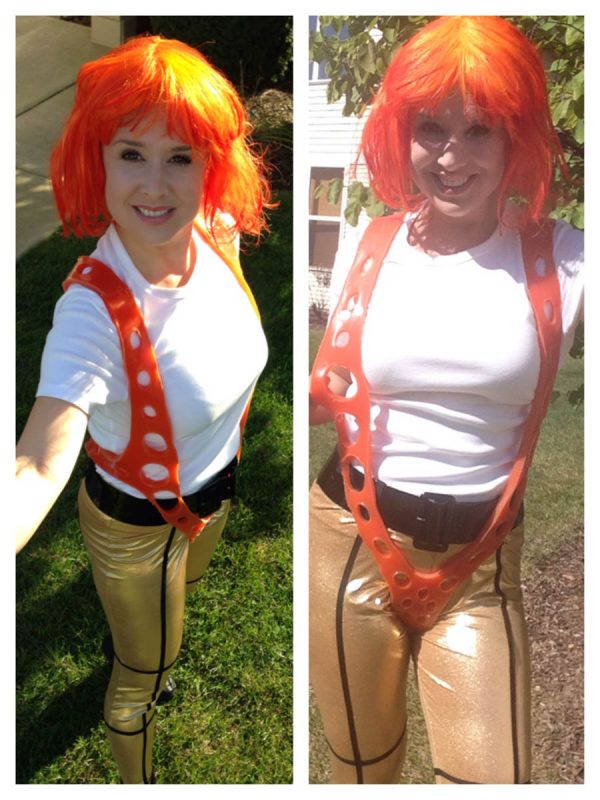 DIY Leeloo Dallas’ Multipass Costume - Gayle Schliemann