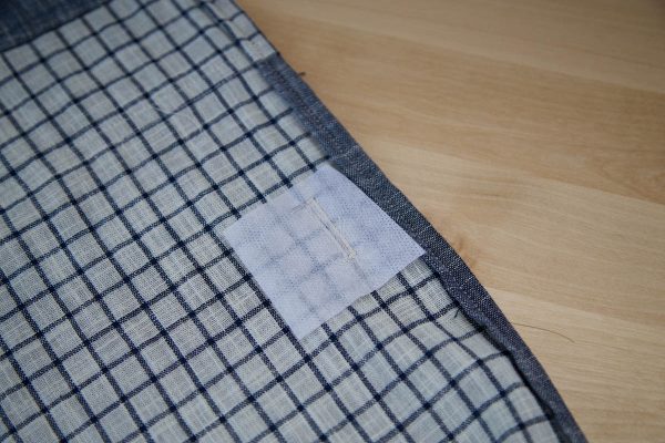 Garden Frock Tutorial - sewing a button hole
