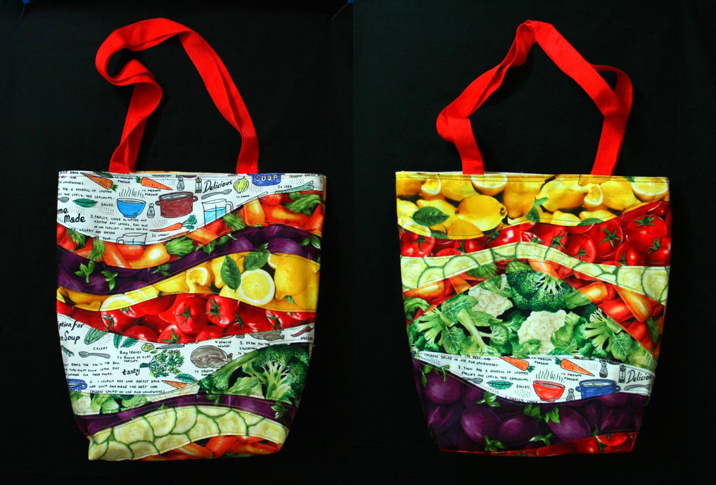 Recycled market bag tutorial
