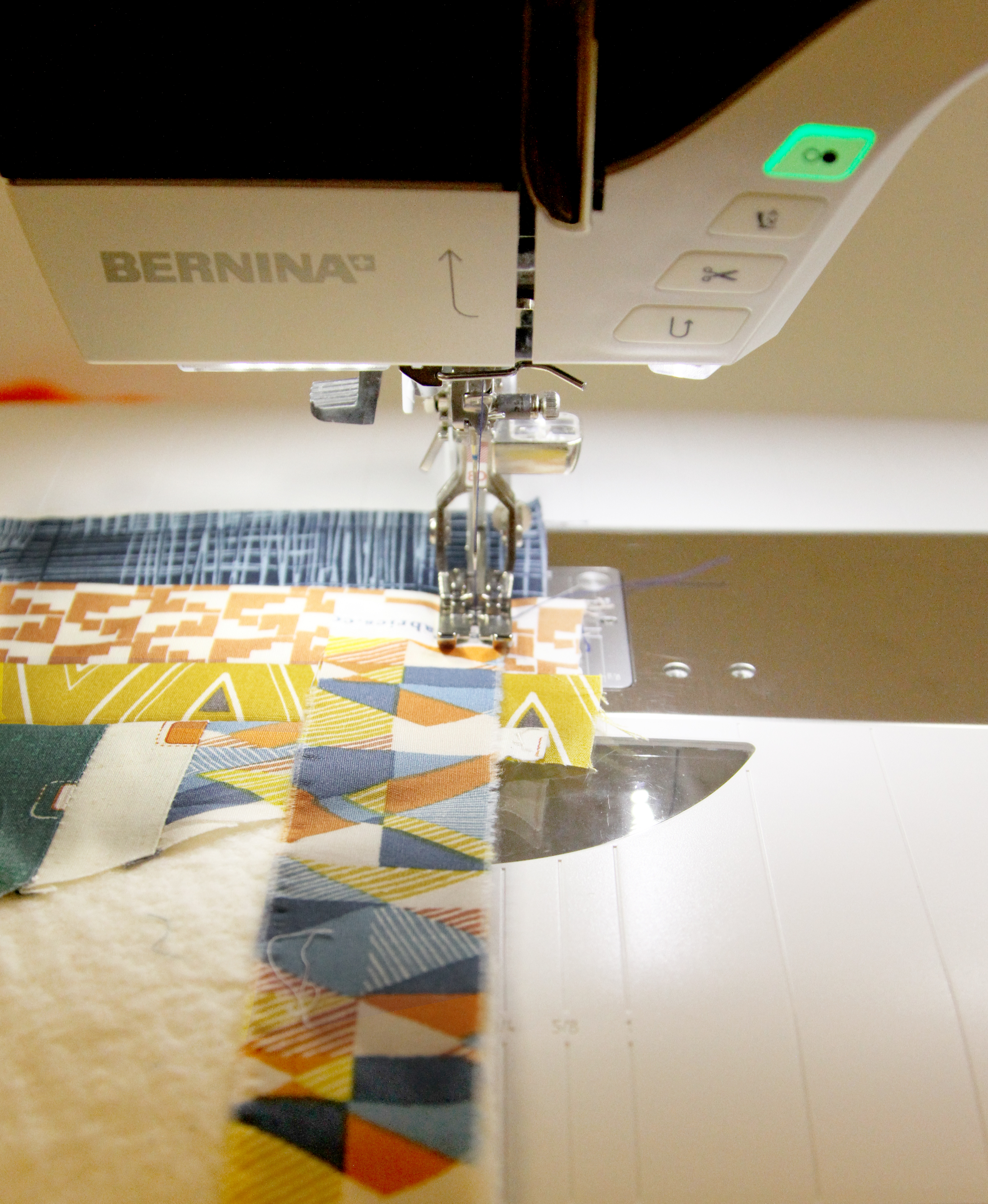 Quilt as you go patchwork pillow tutorial