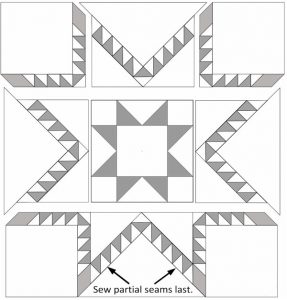 Aurora Feathered Star Quilt Tutorial