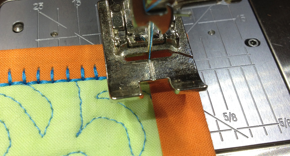 Blanket Stitch for Binding