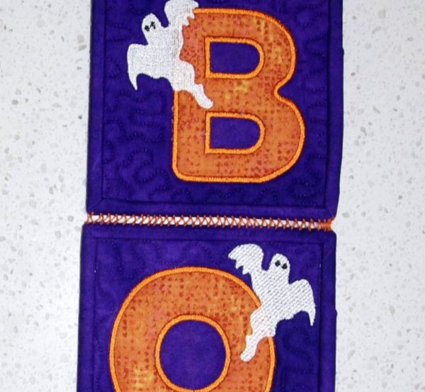 How to make a Halloween BOO wall hanging