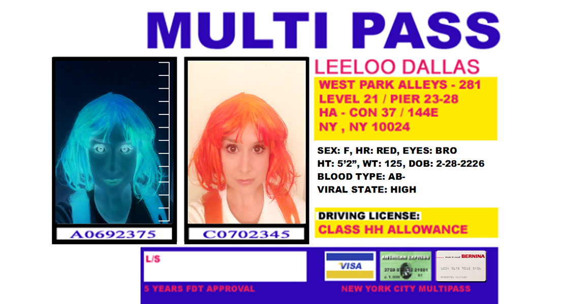 Leelo Dallas Multipass Costume Accessories