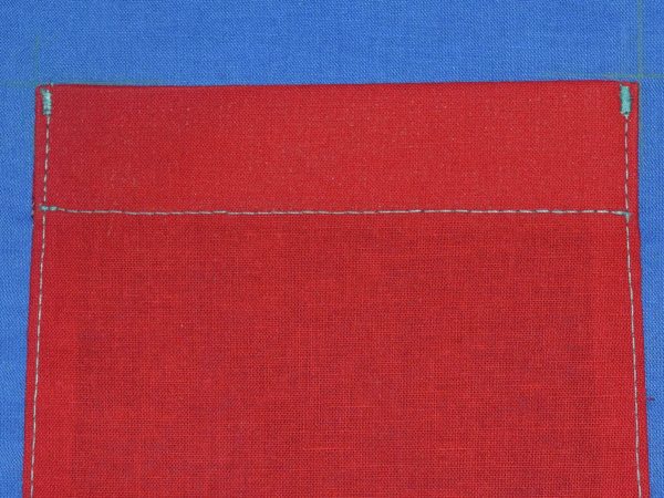 Patch Pocket Tutorial - the bartack finish for the pocket