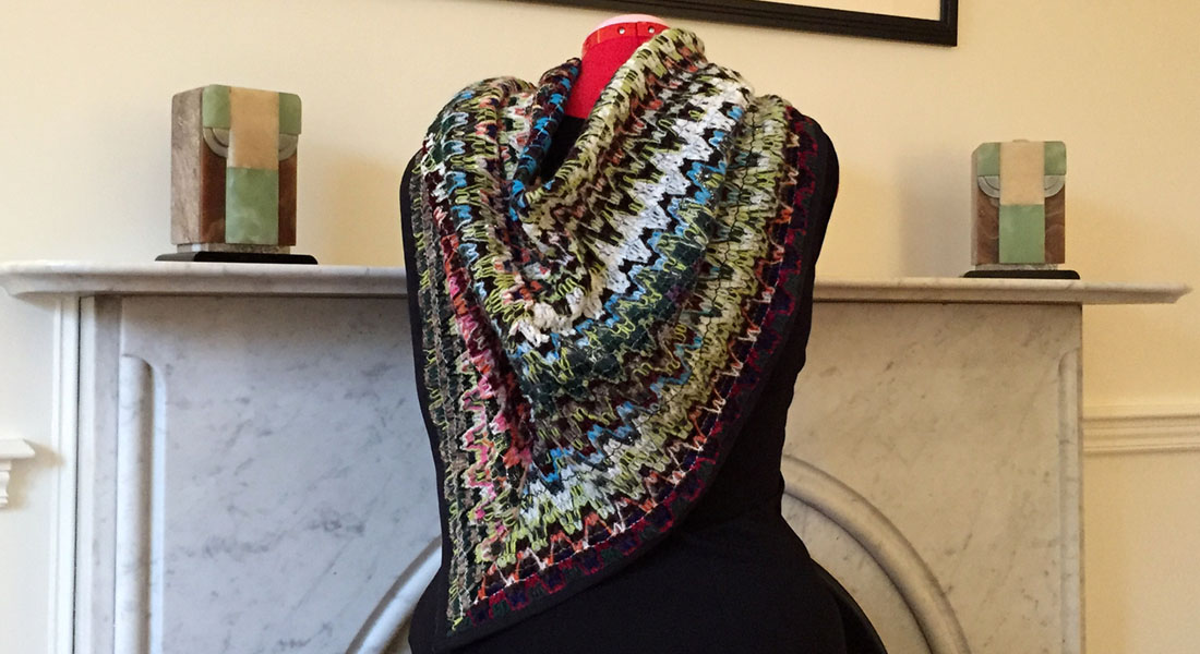 Festive Wrap Scarf Tutorial