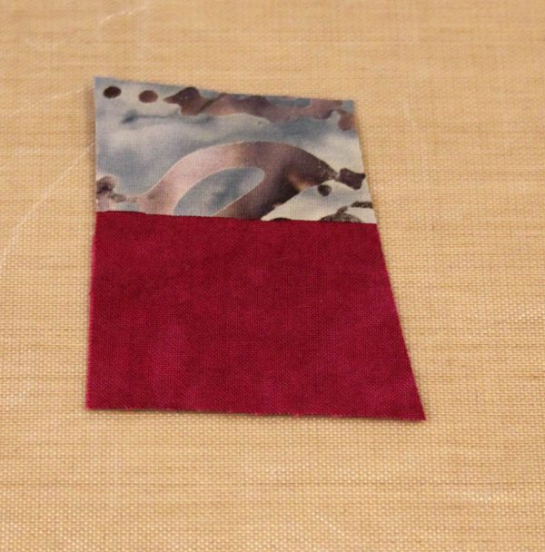 Fused Log Cabin Table Runner Tutorial - Trim the edges to be flush