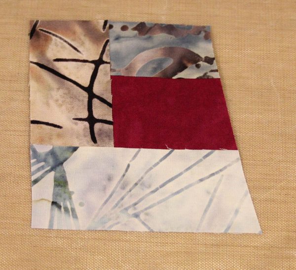 Fused Log Cabin Table Runner Tutorial - Fused Log Cabin Table Runner Tutorial - trimmed edges