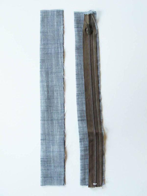Vinyl Zip Pouch Tutorial - cut the binding
