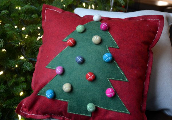 Christmas Tree Pillow Tutorial