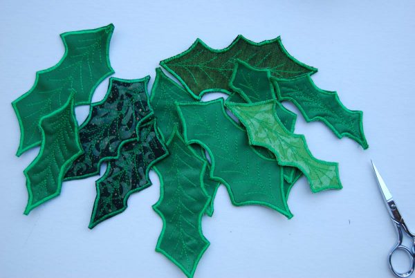 Holly Leaf Ornament - Holly Leaf Ornament - cut out leafs