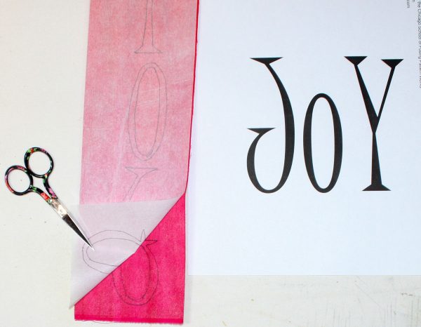 JOY Fused Quilt Tutorial