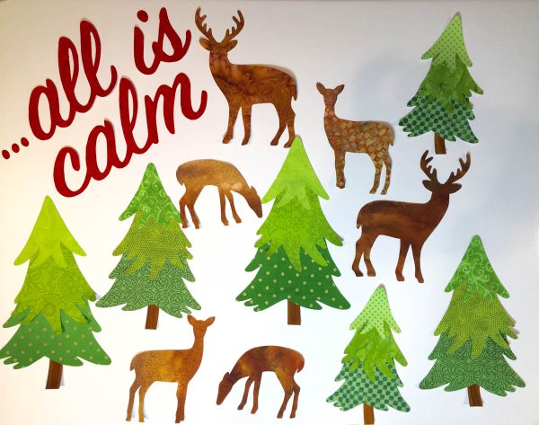 Mantel Cover Tutorial - cut pattern pieces out on the drawn line