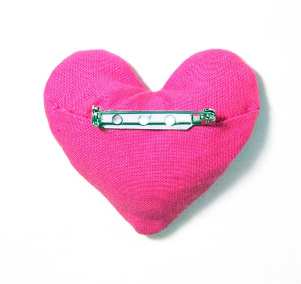 Embroidered Heart Pin Tutorial