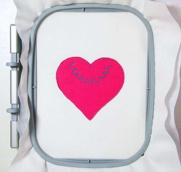 Embroidered Heart Pin Tutorial