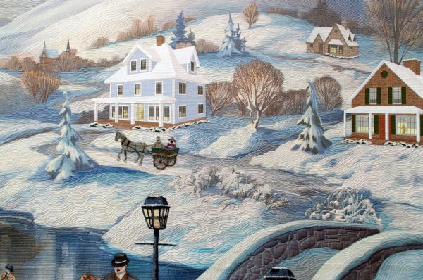 On this Winter Day: House with bridge