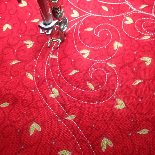 How to quilt feathers