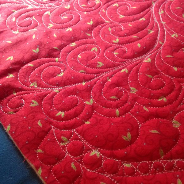 How to quilt feathers