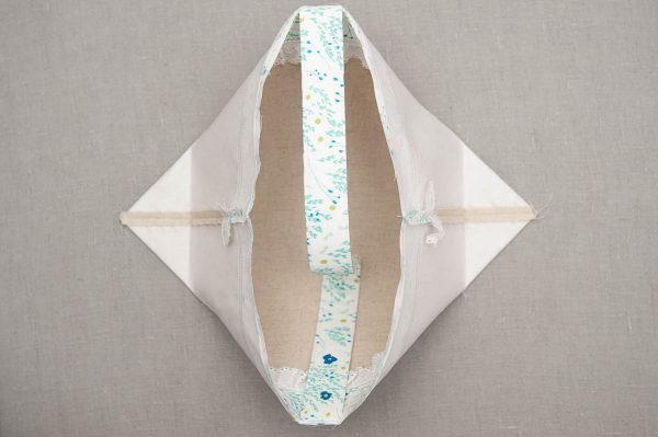 Easter Fabric Basket Tutorial - secure handle