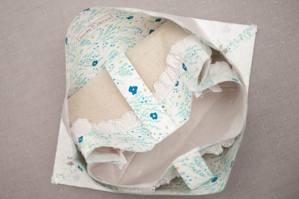 Easter Fabric Basket Tutorial - Turn the exterior unit right sides out