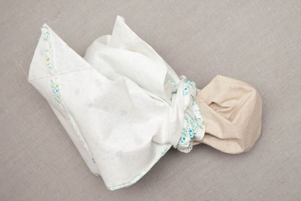 Easter Fabric Basket Tutorial - Turn the basket right sides out
